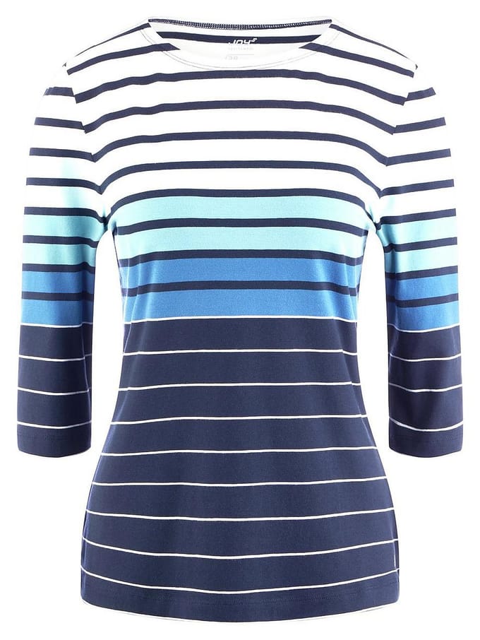 Iets getailleerd shirt ronde hals Van JOY Sportswear blauw
