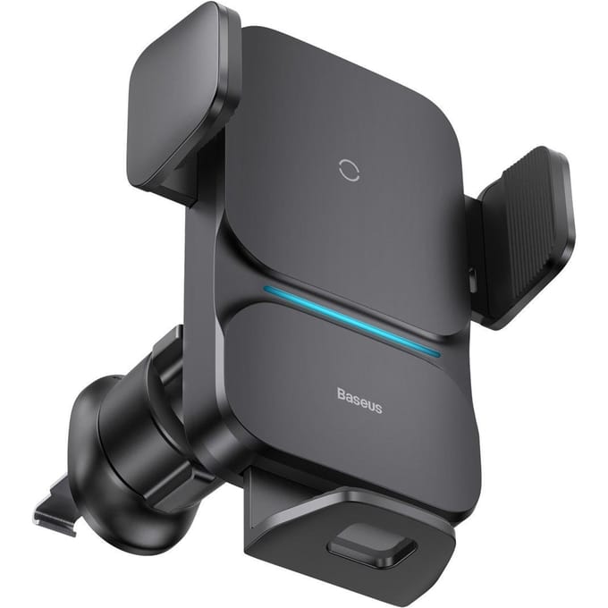 Baseus Wisdom Wireless Charging Air vent Electric Car Phone Holder (black)