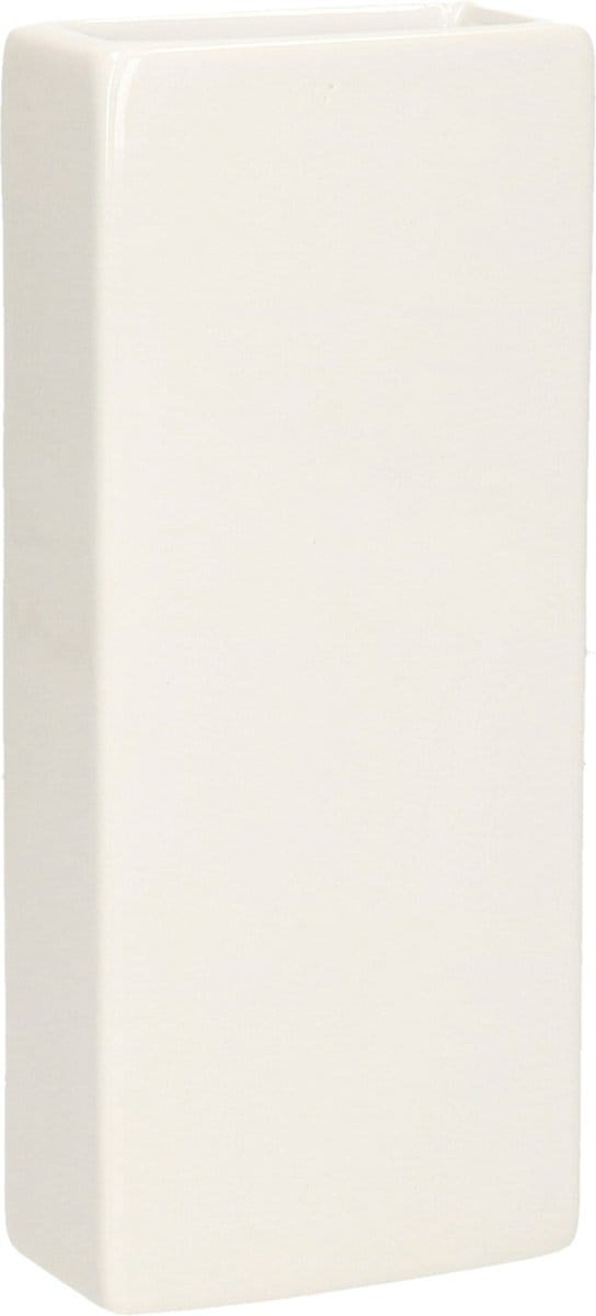 Gerimport Waterverdamper - wit - keramiek - 400 ml - radiatorbak luchtbevochtiger - 7,4 x 17,7 cm