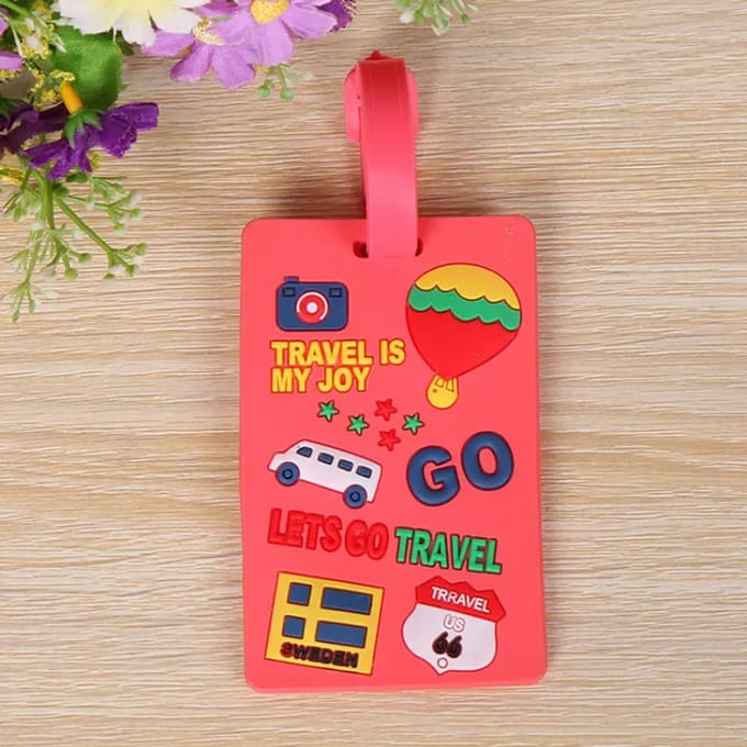 DW4Trading Kofferlabel Travel Is My Joy - Reislabel - Bagage Label