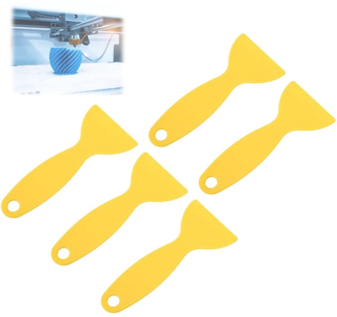 Dailygoods- Spatel Set - 5 Stuks - Flexibele Schraper - Luchtbellenverwijderaar - Stickerinstallatietool - 3D-printer Accessoire