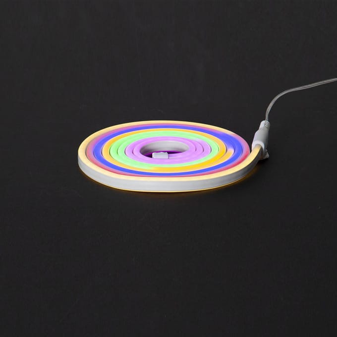 STAR TRADING LED lichtslang Flatneon meerkleurig