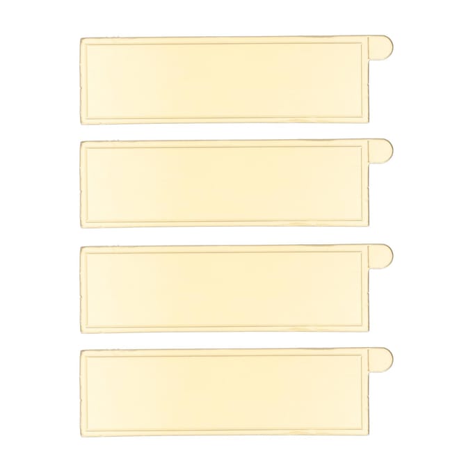 100 STUKS Rechthoek Mousse Taart Borden Cupcake Basis Dessert Display Dienblad Karton Decoratie Gereedschap white