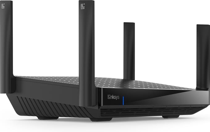 Linksys Hydra Pro 6E MR7500 - Router - Mesh WiFi - 6600 Mbps - WiFi 6E - Tri-Band - Zwart