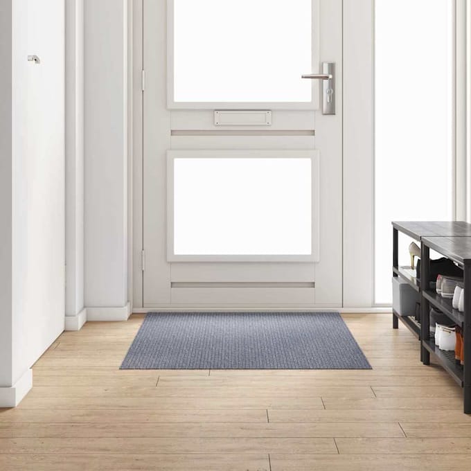 vidaXL - Tapijt - Loper - Lichtgrijs - 100 - x - 150 - cm - Stof
