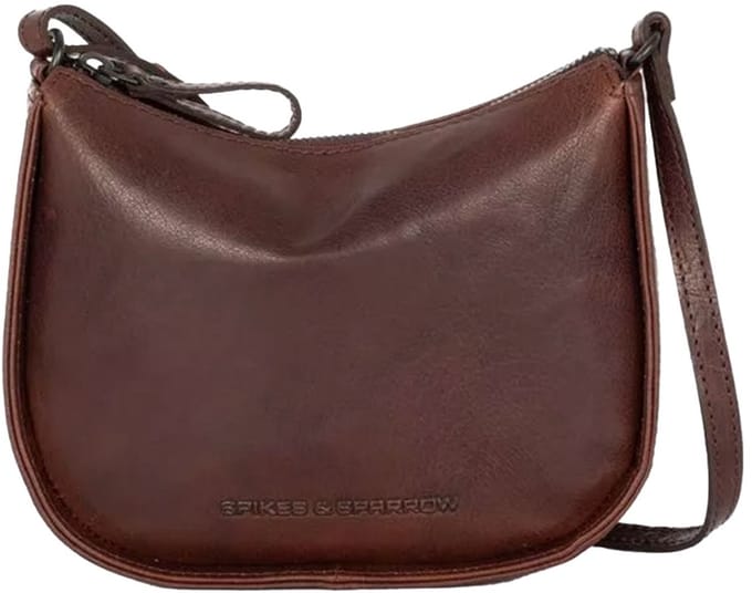 Leren Crossbodytas - Emilie - Donkerbruin