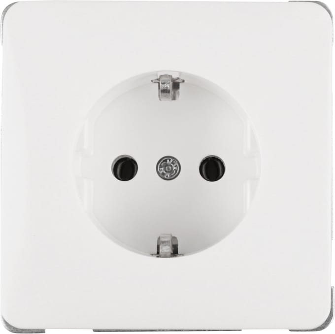 Peha Standard contactdoos inbouw - 1-voudig - polarwit - randaarde