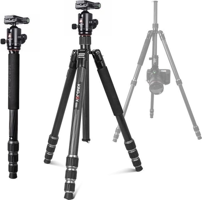 Kingjoy G55C+G0 balhoofd Carbon Statief