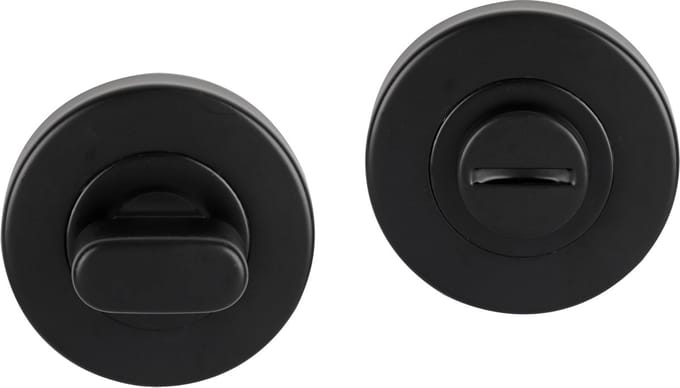 Differnz | WC Rozet | Zwart | Rond | 53mm