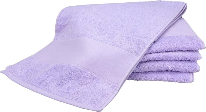 ARTG Towelzz® SPORTHANDDOEK Extra Lang - 30 x 140 cm - Set van 5 stuks - LIGHT PURPLE