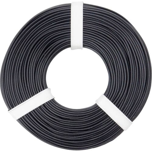 Donau Elektronik 125-051 Draad 1 x 0.25 mm² Zwart 50 m