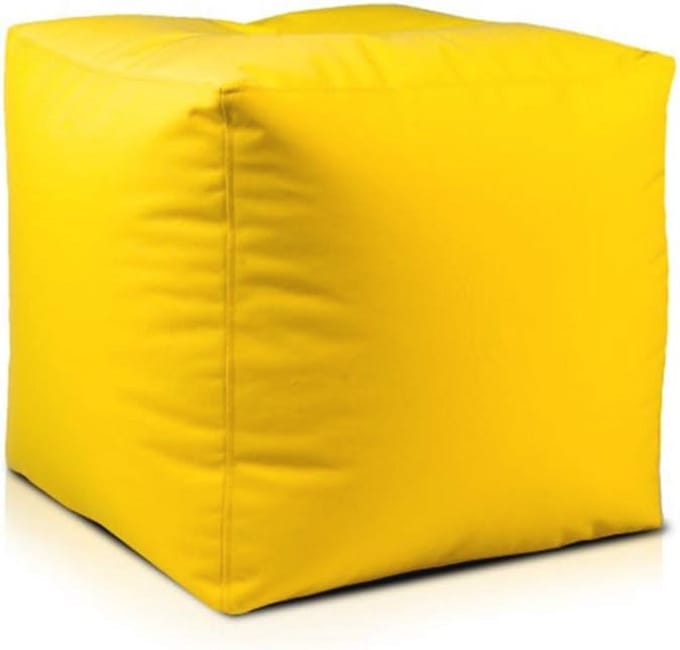 Waterproof Outdoor Footstool with Polystyrene Filling - 37x37 cm