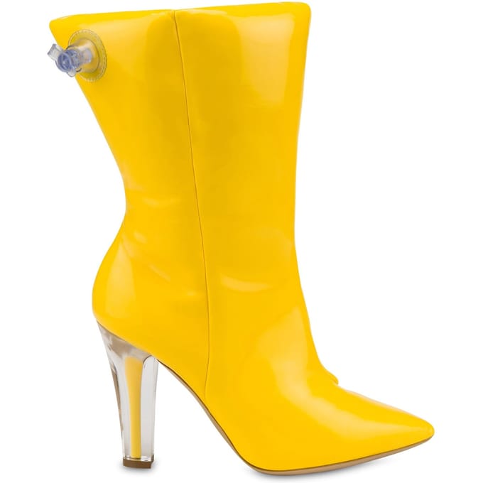 Moschino St.ttod.pc Mn73/100 Patentpu Giallo Größe: 38 | Stiefel Outlet | Damen