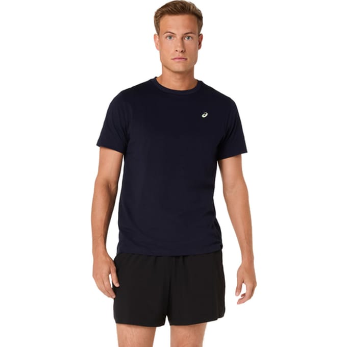 Asics Spiral Embroidery T-shirt Zwart