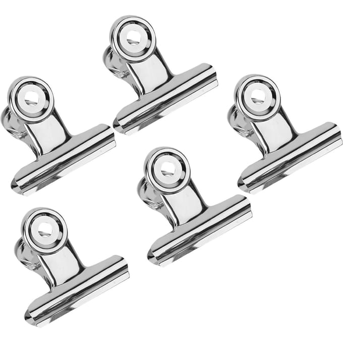 5pcs Acier Inoxydable Argent C Curve Clips Extension Ongles Accessoires Multifonctionnels Nail Art gray
