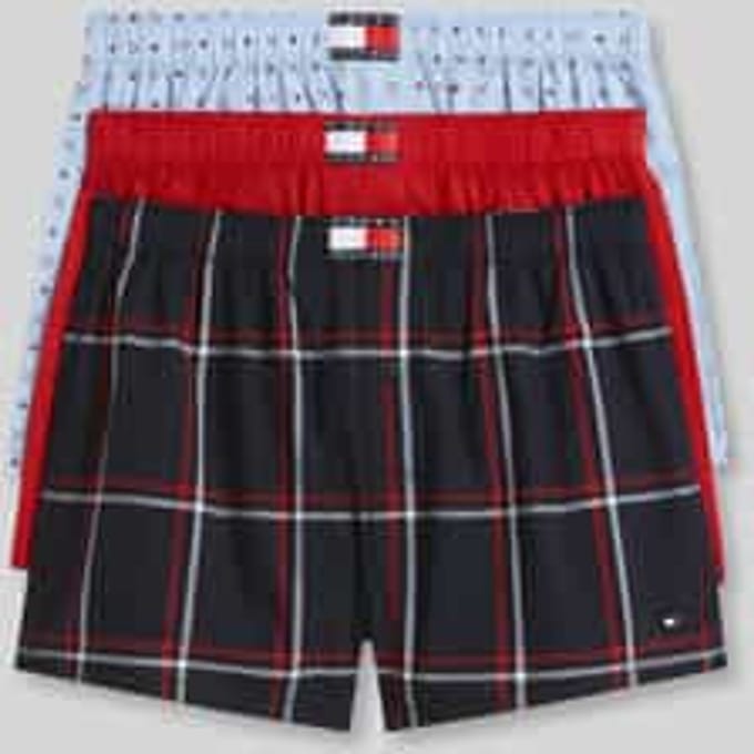 Boxershorts met logodetail in set van 3