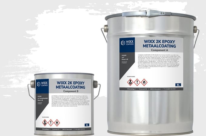 Wixx 2K Epoxy Metaalcoating - 10L - Wit
