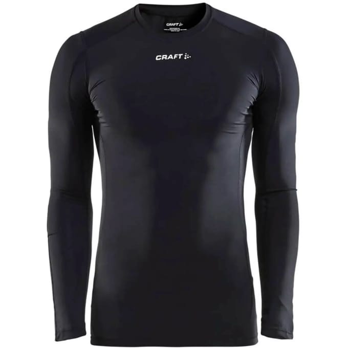 Craft Pro Control Compression Shirt Lange Mouw - Zwart | Maat: M