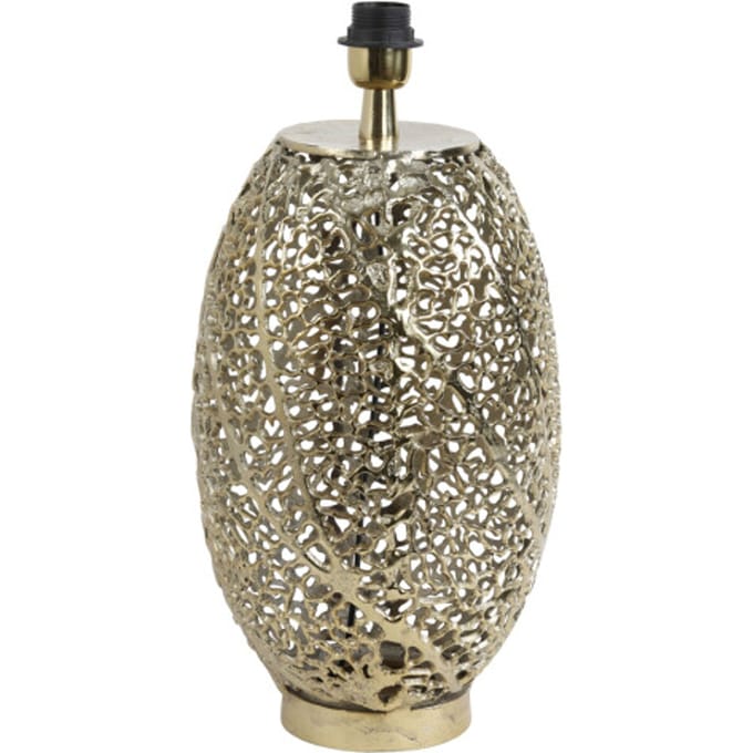 Light & Living Tafellamp Sinula 44cm - Goud (excl. kap)