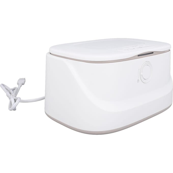 Doekjeswarmer met 3 Snelheden Nachtlampje Lenteontwerp 3 Temperatuurniveaus Instelbaar Grote Capaciteit white