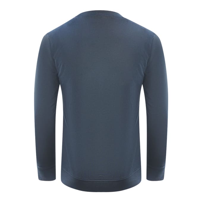 Cavalli Class Piercing Slang Logo Donkerblauwe Sweatshirt