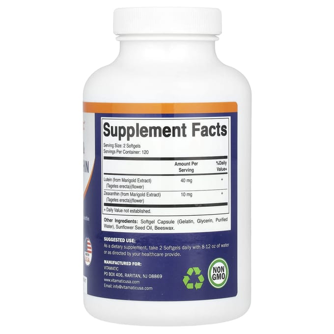Luteïne & Zeaxanthine, 240 Softgels