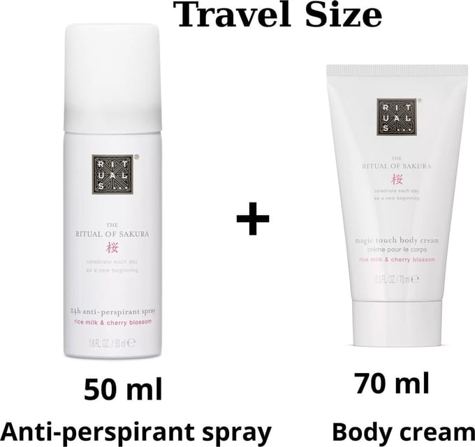 Rituals of Sakura - Duo Set Body Cream 70 ml + Anti-perspirant Spray 50 ml