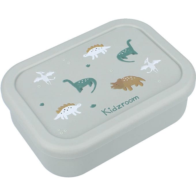 Kidzroom Small Talk Lunchbox - Groen - Dino's