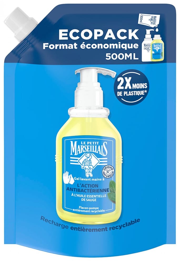 Le Petit Marseillais Antibacteriële Handwasgel Eco-Refill 500 ml