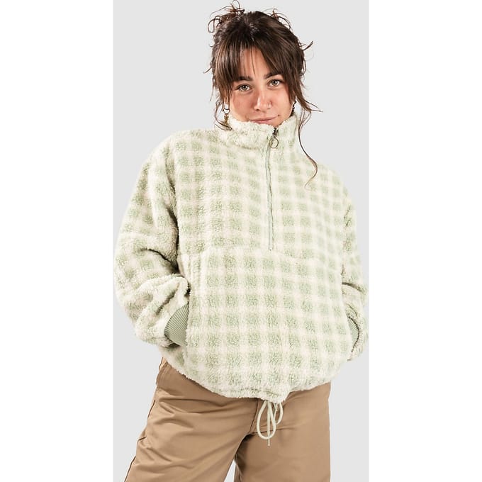 Billabong Time Off Fleece Half-Zip Fleece Trui groen