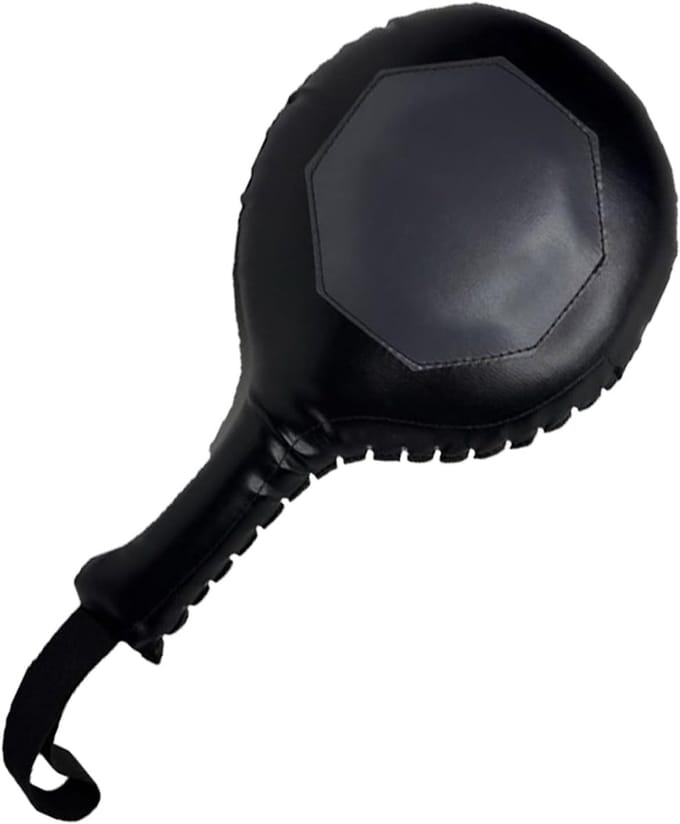 Boksdoel Reflex Trainer - Trainingspads - Snelheid Behendigheid Trainen - Verstelbare Elastische Band - 20x35x7cm - Grijs