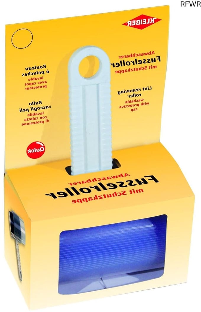 RFWR® Wasbare pluisroller - Transparant - 5 cm - Handig en Eenvoudig te Reinigen