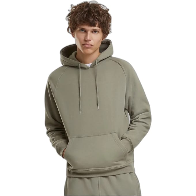 Urban Classics - Blank Hoodie/trui - S - Groen