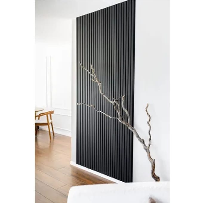 Maestro Latt Lattenwand - Matte Black - 277x30cm - 2 Stuks