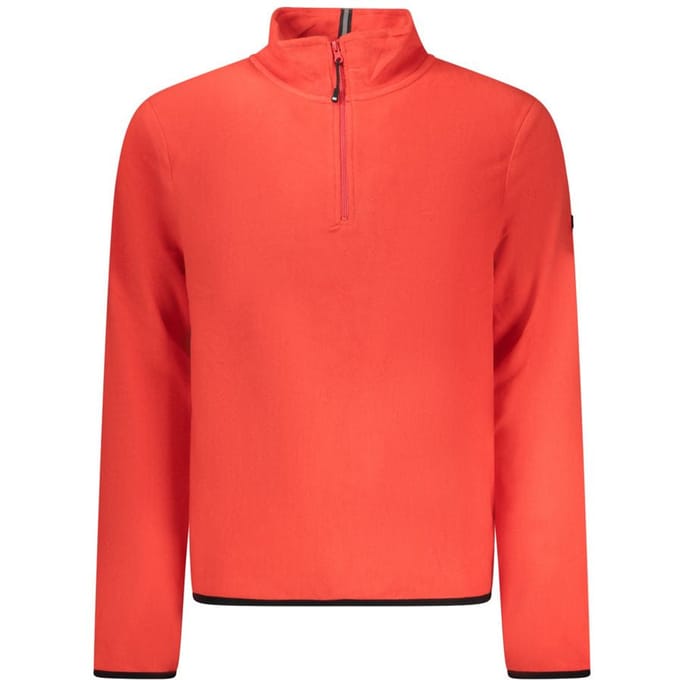 Noorwegen 1963 Rode Polyester Heren Sweatshirt