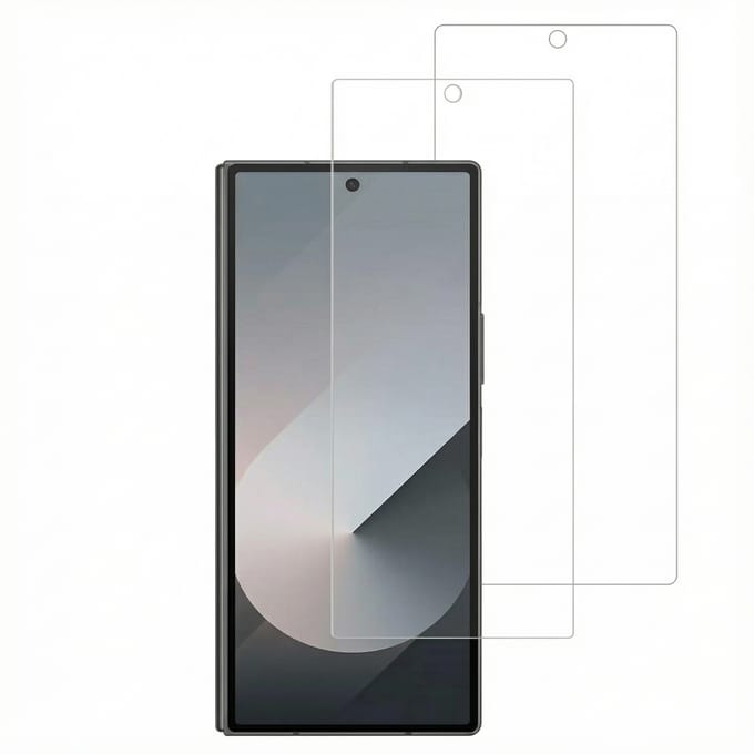 Accezz Screen Protector - Geschikt voor Samsung Galaxy Z Fold 7 / Z Fold 8 Ultra - 2 Pack Glass Screenprotector