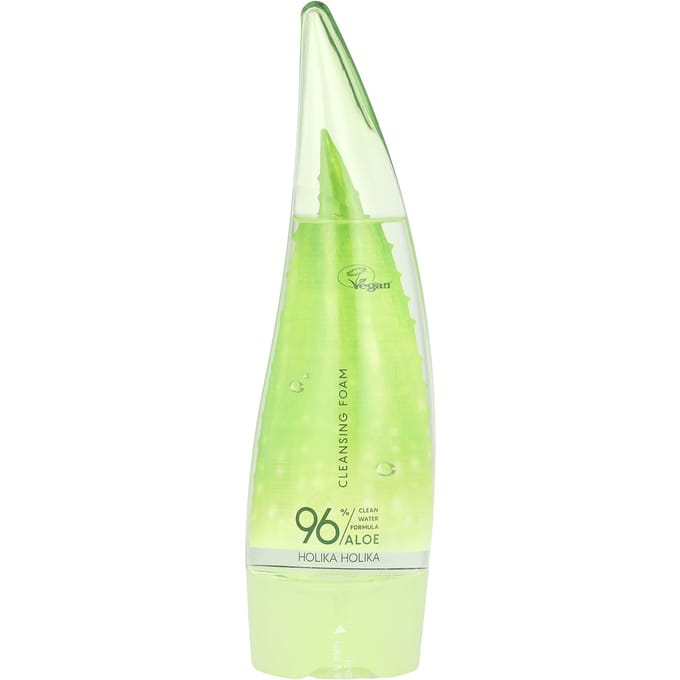 Holika Holika, Mousse Nettoyante, Aloe 96%, Formule Eau Propre, 150ml (5,07 fl oz) white