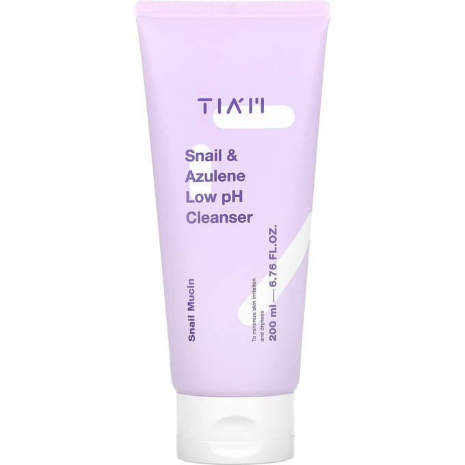 Tiam, Snail & Azulene Mild Zure Reiniger, 6,76 fl oz (200ml) white