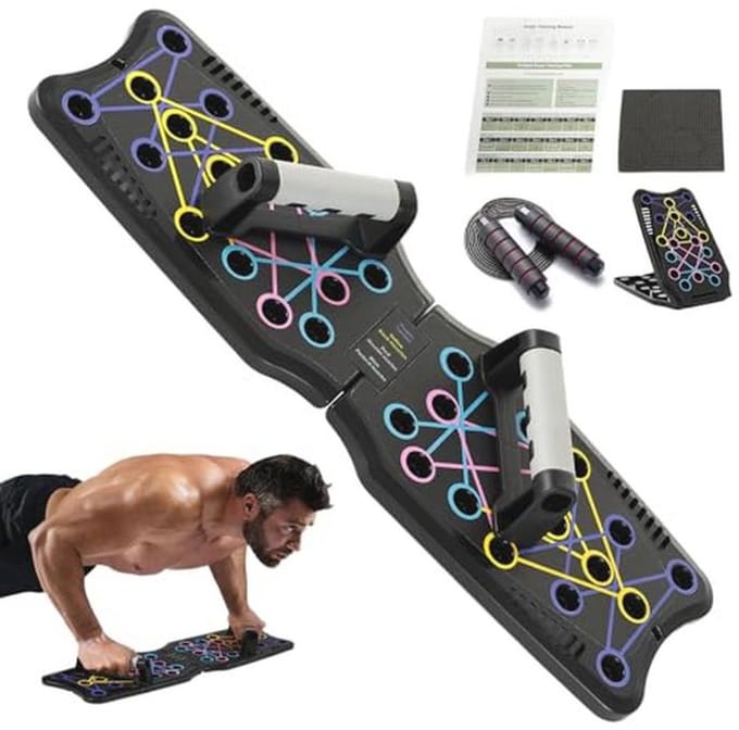 Multifunctioneel Push Up Board 9 in 1 voor Thuis Workout