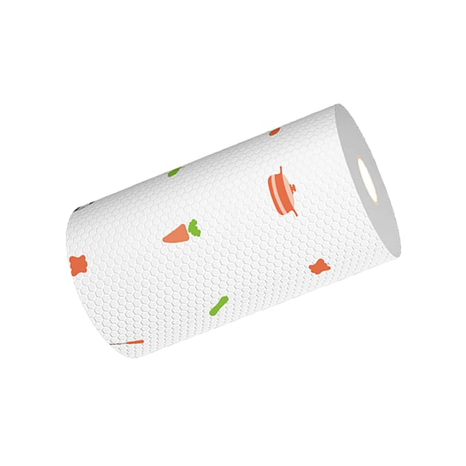 50 STUKS Keukenpapier Nat Droog Gebruik Eenmalig Gebruik Polyester Afwaspapier voor Borden Potten white