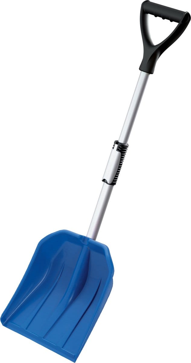 Prosperplast Sneeuwschep - uitschuifbaar - blauw - kunststof - sneeuwschuiver