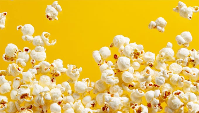TMK ArtDeko - Snijplank - 52x30 cm - Glas - Popcorn Design