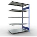SCHULTE Lagertechnik - Aanbouwsysteem zonder schroeven - 2000x1300x800 mm, type 150 kg