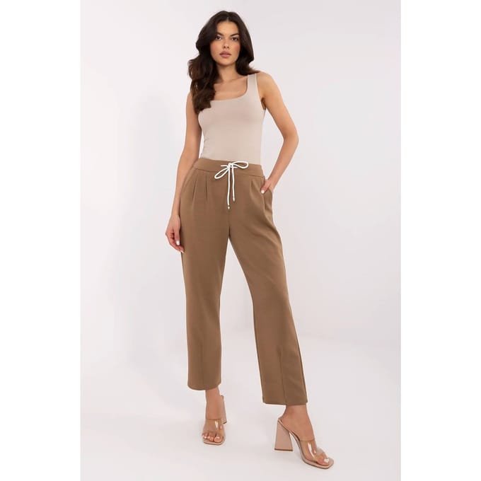 Relaxed Drawstring Pants - Bruin - Bruin / One Size