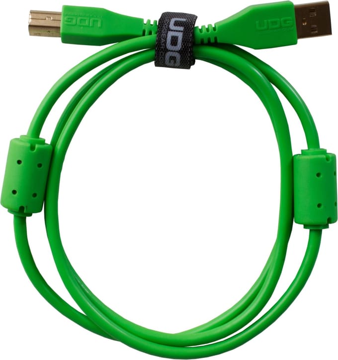 UDG Ultimate Audio Cable USB 2.0 A-B Green Straight 2m (U95002GR) - Kabel voor DJs