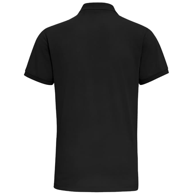 Asquith & Fox Heren Poloshirt met korte mouwen Prestatiemengsel (Zwart)