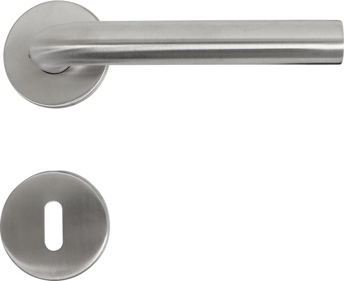 HOME It® deurklink met-L greep 19 mm roestvrij staal
