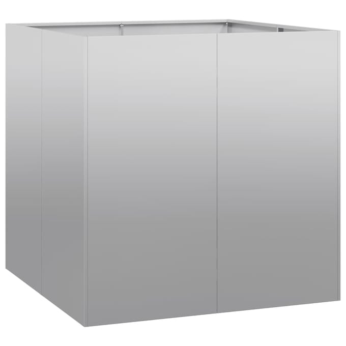 vidaXL - Plantenbak - 80x80x80 - cm - gegalvaniseerd - staal
