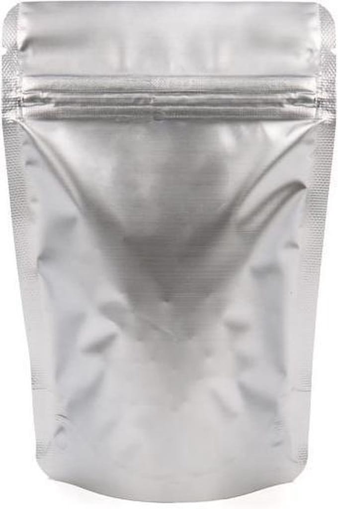 Stazakken Zilver 10x6x15cm | 57 gram (100 stuks)