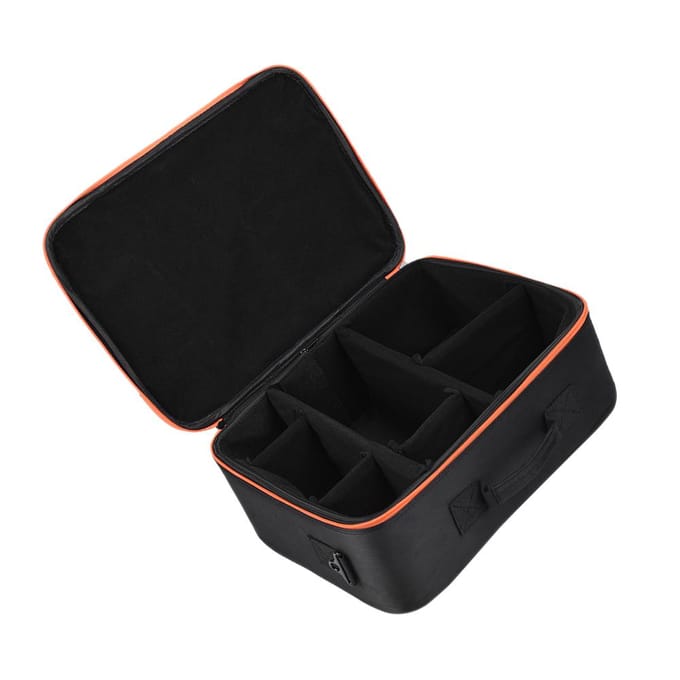 Studioflitser Strobe Gevoerde Harde Draagtas Opbergtas Zwart voor Godox AD600/AD360 Serie Flitser black